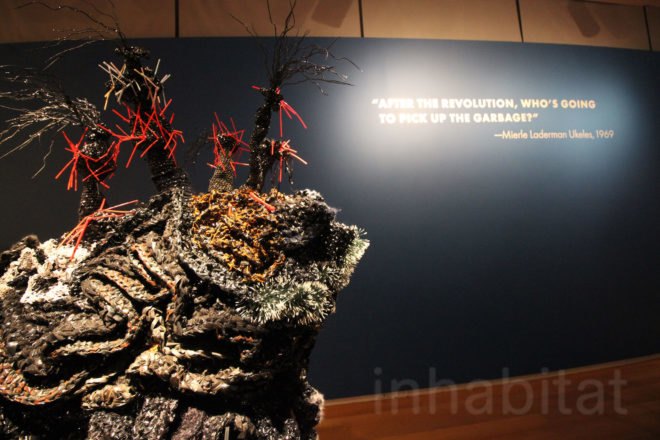 Crochet Coral Reef: TOXIC SEAS, crochet corals, Margaret Wertheim, Christine Wertheim, Museum of Arts and Design, ocean pollution, plastic pollution, plastic in oceans, dying corals, coral reefs, coral bleaching