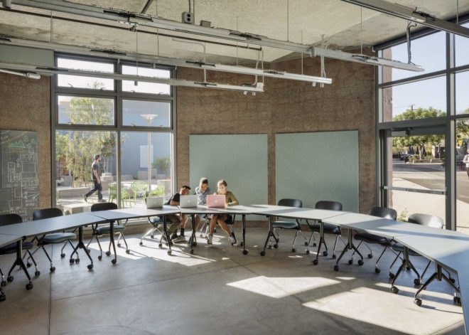 Crossroads School Science Education and Research Facility by Frederick Fisher and Partners Architects, Crossroads School Science Education and Research Facility building, Crossroads School Science Education and Research Facility sustainability, Crossroads School architecture in Santa Monica