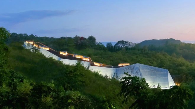 dinosaur egg museum in china, dinosaur egg museum, Dinosaur Egg Museum in Hubei, Hubei architecture museum, China museum architecture, dinosaur eggs in China