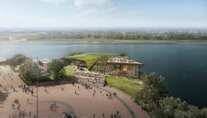 Statue of Liberty Museum, FXFOWLE Architects, ESI Design, statue of liberty projects, museums nyc, nyc statue of liberty, Diane von Furstenberg, Statue of Liberty-Ellis Island Foundation, Inc, ellis island museum, sustainable design, green design, museum lady liberty