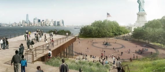 Statue of Liberty Museum, FXFOWLE Architects, ESI Design, statue of liberty projects, museums nyc, nyc statue of liberty, Diane von Furstenberg, Statue of Liberty-Ellis Island Foundation, Inc, ellis island museum, sustainable design, green design, museum lady liberty
