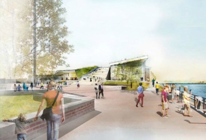 Statue of Liberty Museum, FXFOWLE Architects, ESI Design, statue of liberty projects, museums nyc, nyc statue of liberty, Diane von Furstenberg, Statue of Liberty-Ellis Island Foundation, Inc, ellis island museum, sustainable design, green design, museum lady liberty