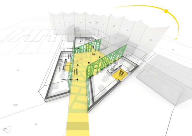 Forest Mews by Stolon Studio, London brownfield turned community, sustainable community in London, Suds in London, Suds architecture projects, live/work sustainable community,