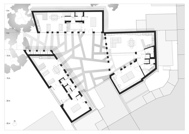 Forest Mews by Stolon Studio, London brownfield turned community, sustainable community in London, Suds in London, Suds architecture projects, live/work sustainable community,
