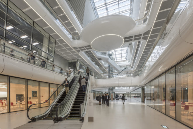 Hankook Technodome by Foster + Partners, Hankook Technodome architecture Hankook Technodome in Daejeon, LEED Gold Hankook Technodome, LEED Gold r+d architecture,
