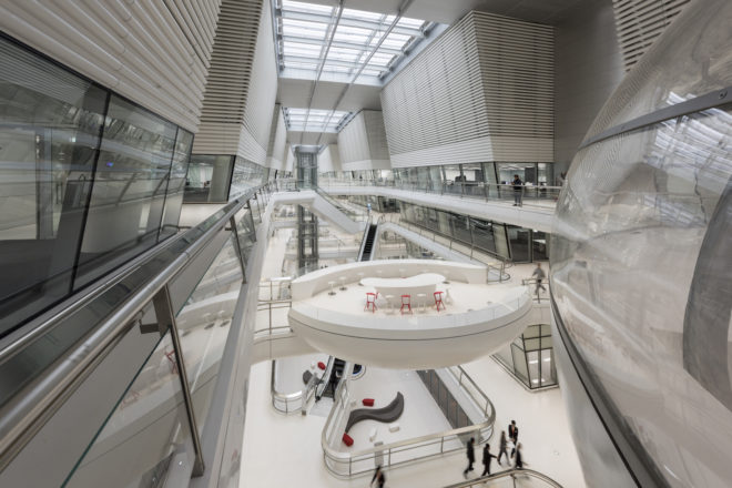 Hankook Technodome by Foster + Partners, Hankook Technodome architecture Hankook Technodome in Daejeon, LEED Gold Hankook Technodome, LEED Gold r+d architecture,
