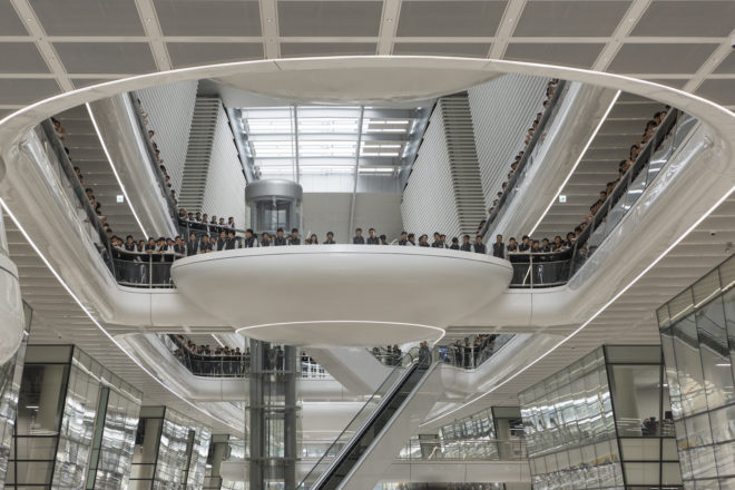 Hankook Technodome by Foster + Partners, Hankook Technodome architecture Hankook Technodome in Daejeon, LEED Gold Hankook Technodome, LEED Gold r+d architecture,