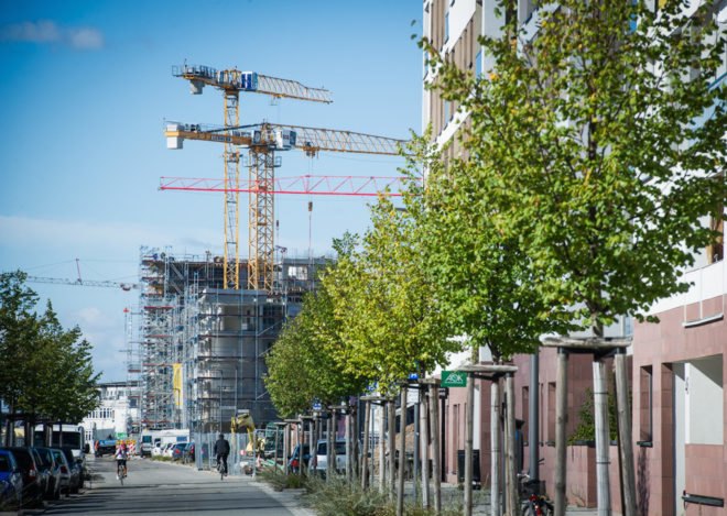 passive house architecture in Germany, passive house Heidelberg Village, Heidelberg Village by Frey Group, Heidelberg Village in Bahnstadt, world’s largest passive house development