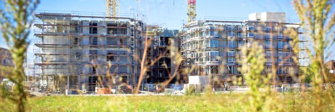 passive house architecture in Germany, passive house Heidelberg Village, Heidelberg Village by Frey Group, Heidelberg Village in Bahnstadt, world’s largest passive house development