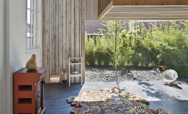 renovated coach house, House of Rolf, Studio Roft, reclaimed materials, the Netherlands, wooden structure, Utrecht, green renovation, green architecture, brick house