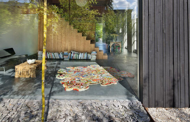 renovated coach house, House of Rolf, Studio Roft, reclaimed materials, the Netherlands, wooden structure, Utrecht, green renovation, green architecture, brick house