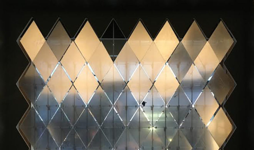 ION2 installation, responsive design prototype, LMN Architects, Microsoft Kinect, Grasshopper definition, responsive design, intelligent design, kinetic structure, kinetic architecture, acrylic