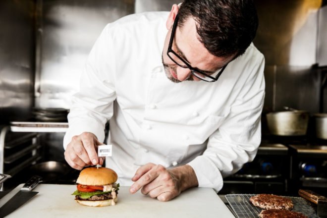 impossible foods, meatless burger, vegetarian burger, vegan burger, cruelty-free burger, plant-based burger, lab-grown burger, patrick brown, Jardinière, cockscomb, crossroads los angeles, momofuku nishi new york, chef tal ronnen