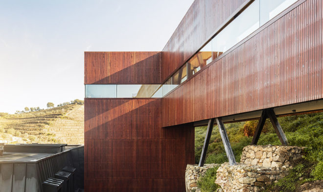 Rebelo de Andrade, Longroiva's Hotel & Thermal Spa, thermal baths, Portugal, green hotel, green architecture, modules, walkway, bungalows