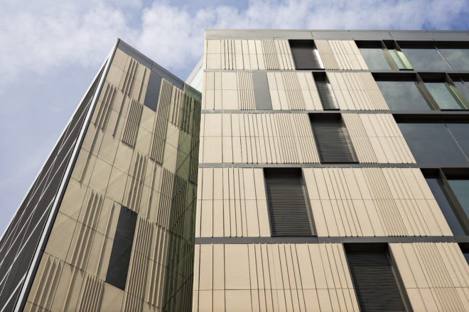 engineering health into architecture, Milken Institute School of Public Health by Payette, GWU School of Public Health, LEED Platinum DC building, LEED Platinum GWU building, 2016 AIANY COTE Honor Award
