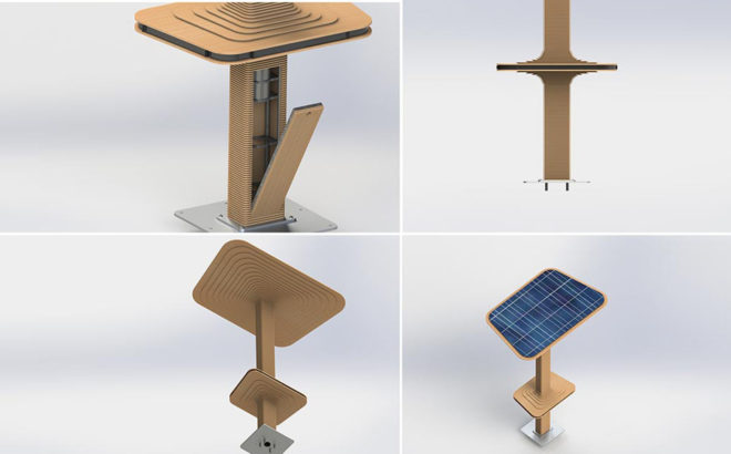 Mito charging station, smarthphone, Istanbul, Art Lebedev, solar power, solar panel, green technology, urban design, green design