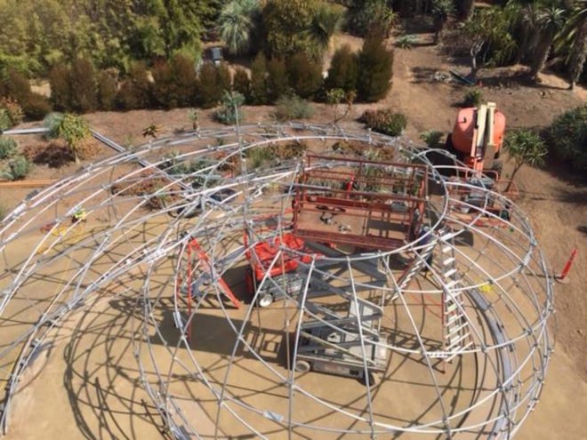 NASA Orbit Pavilion by StudioKCA, NASA Orbit Pavilion at The Huntington, NASA Orbit Pavilion California, NASA Orbit Pavilion Los Angeles, Five initiative by The Huntington