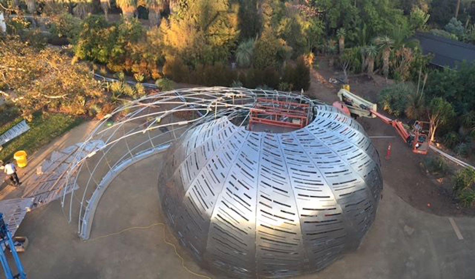 NASA Orbit Pavilion by StudioKCA, NASA Orbit Pavilion at The Huntington, NASA Orbit Pavilion California, NASA Orbit Pavilion Los Angeles, Five initiative by The Huntington