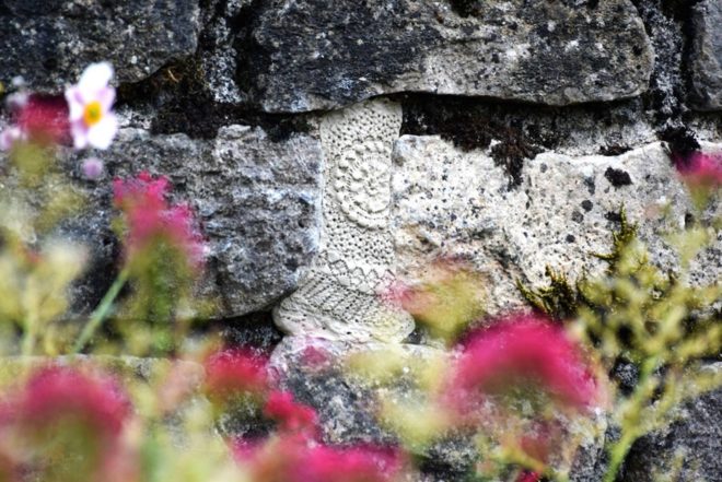 NeSpoon, street art, lace art, Wroclaw, Auckland, Pont-l’Abbé, Warsaw, doily art works, doily imprinted art, public art
