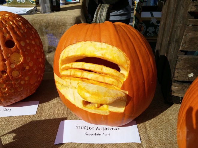 pumpkitecture, center for architecture, archtober, pumpkin buildings, halloween 2016, pumpkin art, nyc architecture, jack-o-lanterns, pumpkin architecture, halloween crafts
