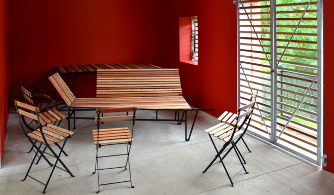 Le Voyage à Nantes, Ferpect, JKA - Jérémie Koempgen Architecture, sustainable furniture, outdoor furniture, rehabilitation, green design, wooden furniture