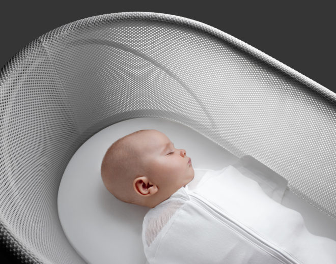 Yves Béhar, fuseproject, Dr Harvey Karp, Happiest Baby, 5 s's, infant crib, crib, baby crib, infant sleep, smart crib, robotic crib, helping babies sleep, fourth trimester, sleep deprivation, post partum depression, parenting