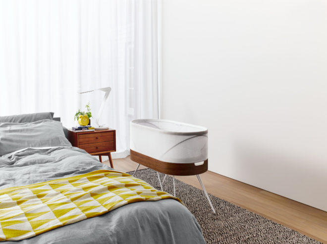 Yves Béhar, fuseproject, Dr Harvey Karp, Happiest Baby, 5 s's, infant crib, crib, baby crib, infant sleep, smart crib, robotic crib, helping babies sleep, fourth trimester, sleep deprivation, post partum depression, parenting
