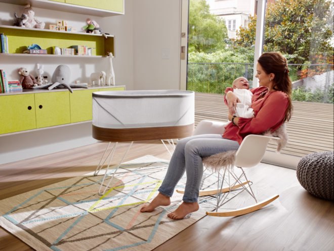 Yves Béhar, fuseproject, Dr Harvey Karp, Happiest Baby, 5 s's, infant crib, crib, baby crib, infant sleep, smart crib, robotic crib, helping babies sleep, fourth trimester, sleep deprivation, post partum depression, parenting