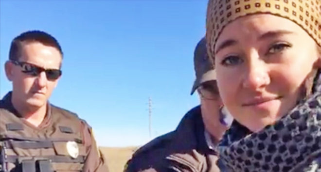 dakota access, dakota access pipeline, dapl, pipeline, shailene woodley, pipeline arrest, standing rock, standing rock sioux
