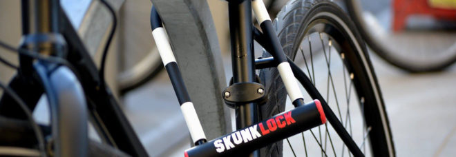 SkunkLock, bike, bikes, bicycle, bicycles, bike lock, bicycle lock, chemical, chemical deterrent, bicycle accessory, bicycle accessories, bike accessory, bike accessories, biking, bike theft, bicycle theft, bike thief, bike thieves, bicycle thief, bicycle thieves