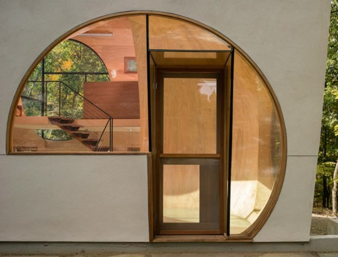 Steven Holl Architects, Ex of In House, Rhinebeck houses, Holl house in Rhinebeck, Rhinebeck architecture, ny architecture, cabin architecture, geothermal systems, solar energy, sustainable design, green design, sustainable home design, boolean voids,