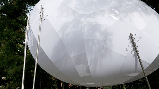 Simon Hjermind Jensen, Shjworks, LEDs, LED lights, Cloud installation, light installation, Copenhagen, polycarbonate, art installation, recreational space, concrete, stainless steel