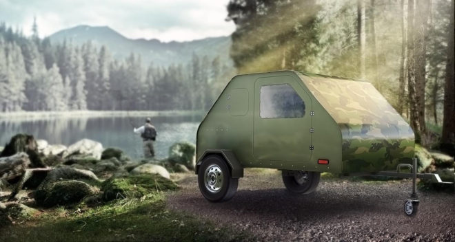 Duffy Shelter, Duffy London, mobile shelter, emergency shelter, flat-pack, prefab trailer, green design, sustainably harvested wood, handmade, natural disasters, emergency housing, prefab