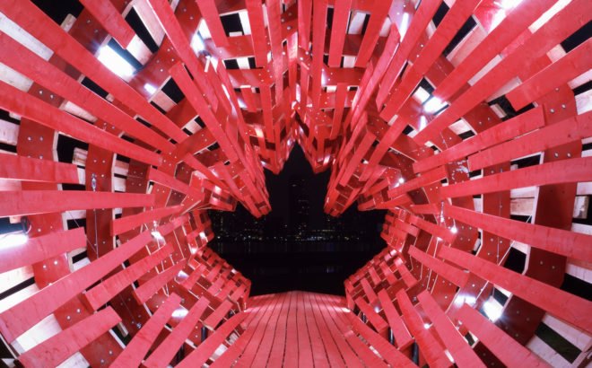 Tunnel Through Time, Hello Wood, temporary installation, Toronto, temporary memorial, Canada, wooden structure, Hungary, green architecture, timber structure