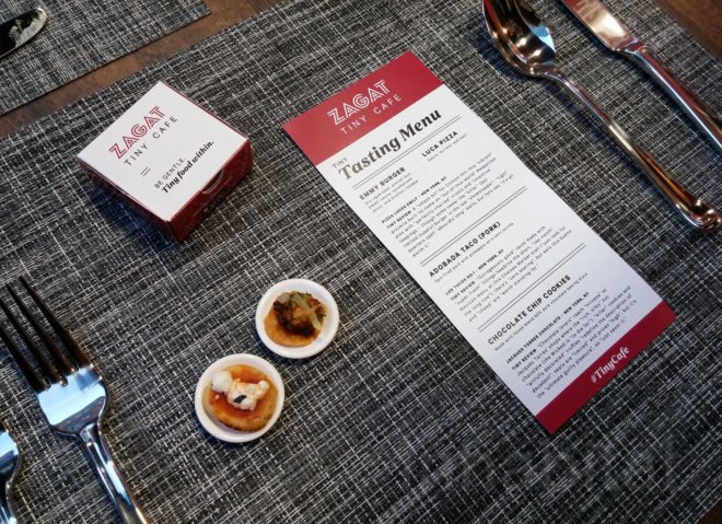 zagat, tiny cafe, zagat tiny cafe, zagat tiny food, tiny food, tiny stove, popin cooking, Los Tacos No. 1, Pizza Loves Emily, Jacques Torres, Emmy Burger, astor place, tiny food pop up, tiny cooking