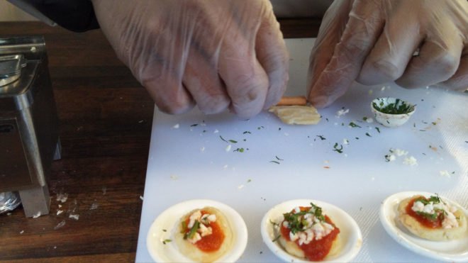 zagat, tiny cafe, zagat tiny cafe, zagat tiny food, tiny food, tiny stove, popin cooking, Los Tacos No. 1, Pizza Loves Emily, Jacques Torres, Emmy Burger, astor place, tiny food pop up, tiny cooking