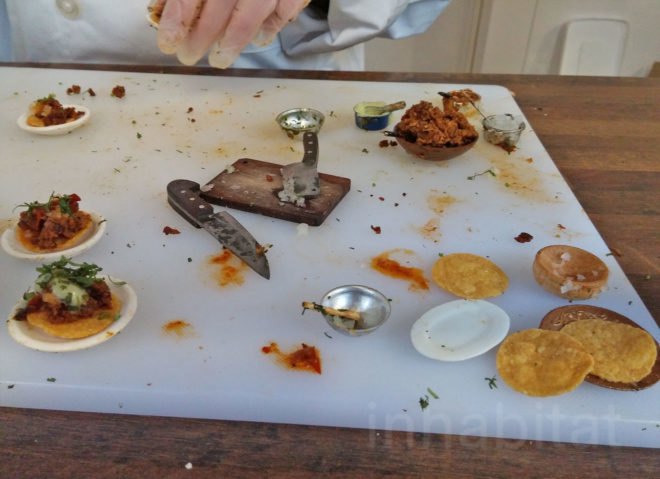 zagat, tiny cafe, zagat tiny cafe, zagat tiny food, tiny food, tiny stove, popin cooking, Los Tacos No. 1, Pizza Loves Emily, Jacques Torres, Emmy Burger, astor place, tiny food pop up, tiny cooking