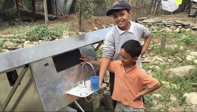 zero mass water, source, solar water condenser, clean drinking water, safe drinking water, access to drinking water, cody friesen, arizona state university, jordan, syrian refugees, ecuador, mexico, contaminated drinking water, water supply