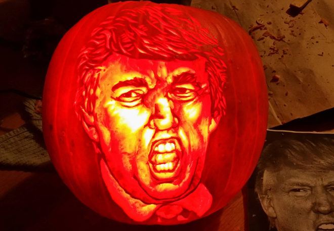 Trumpkins, pumpkin, pumpkin carving, politics, us election, halloween, arts and crafts, Donald Trump