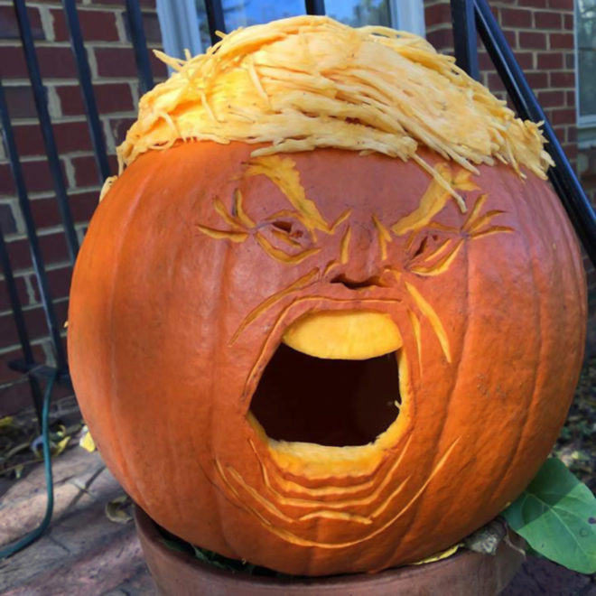 Trumpkins, pumpkin, pumpkin carving, politics, us election, halloween, arts and crafts, Donald Trump