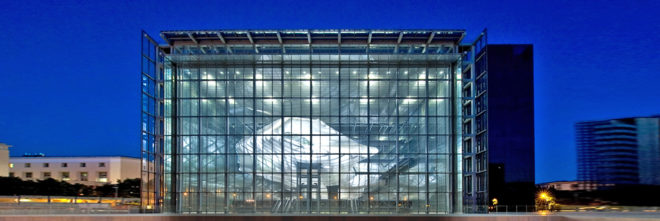 Studio Fuksas, New Rome /EUR Convention Hall and Hotel, congress center, Rome, solar power, double skin facade, glass facade, photovoltaics, clean energy, solar radiation, climate control system, green architecture