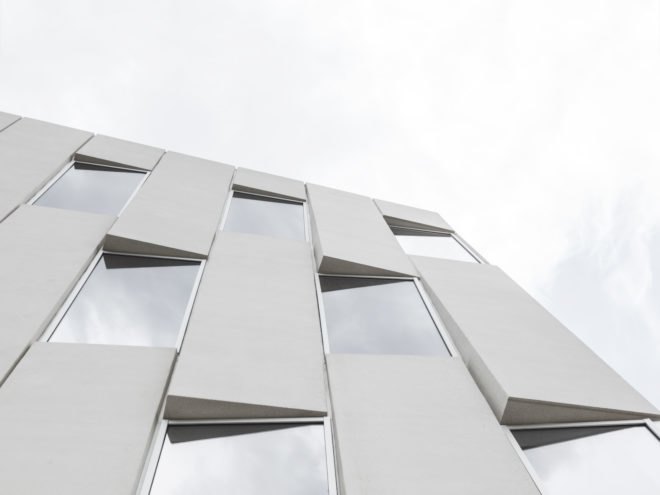 1200 Intrepid by BIG, BIG Philadelphia architecture, BIG architecture in the U.S. LEED Gold office building, Philadelphia Navy Yard architecture, 1200 Intrepid Philadelphia Navy Yard, ship-inspired architecture, periscope building