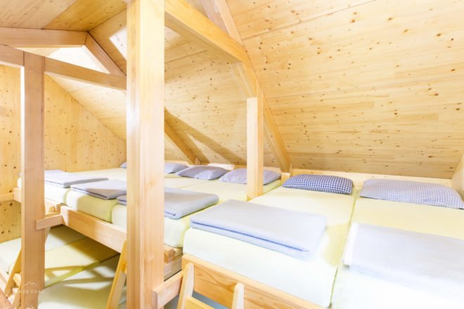 Bivak na Prehodavcih by Premica Architects, Slovenia alpine architecture, Triglav National Park cabin, Triglav National Park architecture, prefabricated alpine cabin, prefab mountain cabin, architecture built on bunkers,