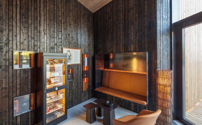 Boos Beach Club Restaurant, Metaform architects, refurbished architecture, green renovation, beach bar, Luxembourg, origami, wooden structure, concrete, green architecture, outdoor terrace