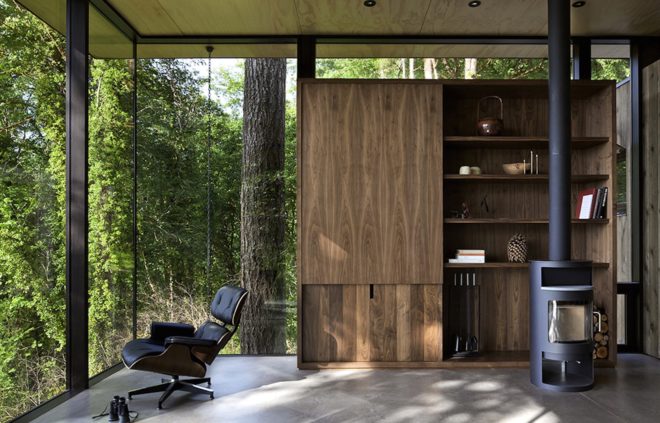 Case Inlet Retreat by MW works, low maintenance cabin, Case Inlet cabin, AIA Honor Award 2016, Ipe wood cabin, Olympic Windows cabin, Puget Sound cabin, environmentally sensitive cabin architecture,