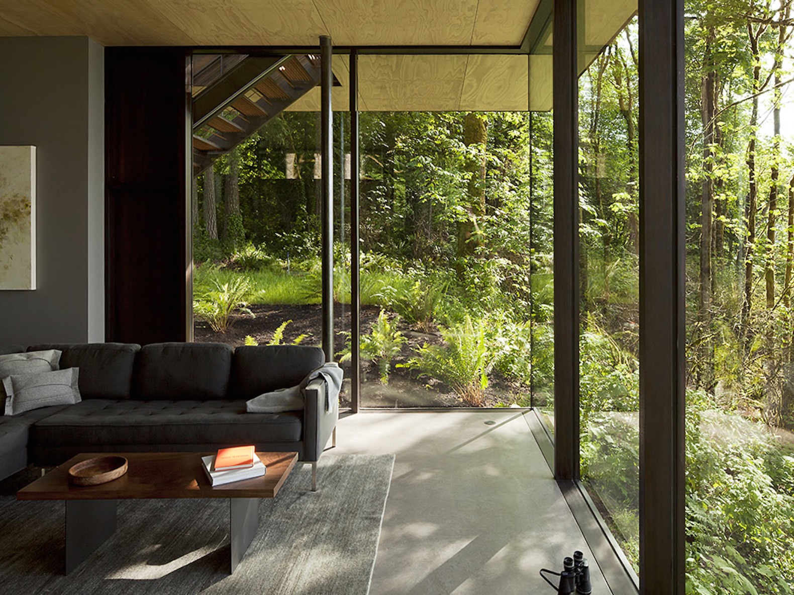Case Inlet Retreat by MW works, low maintenance cabin, Case Inlet cabin, AIA Honor Award 2016, Ipe wood cabin, Olympic Windows cabin, Puget Sound cabin, environmentally sensitive cabin architecture,