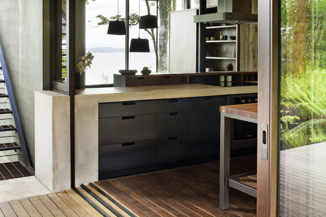 Case Inlet Retreat by MW works, low maintenance cabin, Case Inlet cabin, AIA Honor Award 2016, Ipe wood cabin, Olympic Windows cabin, Puget Sound cabin, environmentally sensitive cabin architecture,