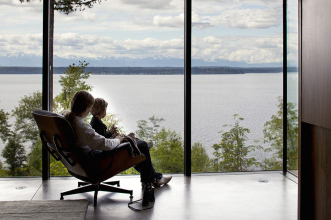 Case Inlet Retreat by MW works, low maintenance cabin, Case Inlet cabin, AIA Honor Award 2016, Ipe wood cabin, Olympic Windows cabin, Puget Sound cabin, environmentally sensitive cabin architecture,