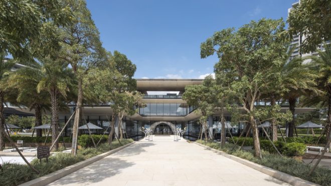 China Resources University by Foster + Partners, China Resources University, China Resources University in Shenzhen, Shenzhen brick architecture, Xiao Jing Wan brick architecture, coarse stone brick