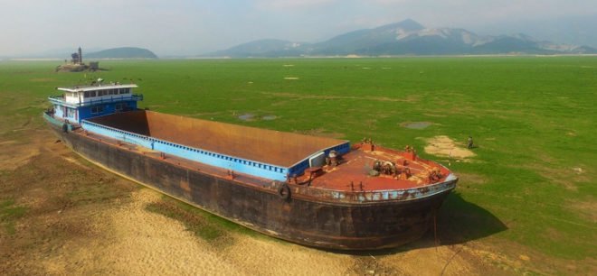 china, drought, Poyang Lake, Jiangxi province, china's largest freshwater lake, lakes drying up, freshwater lakes, water supply